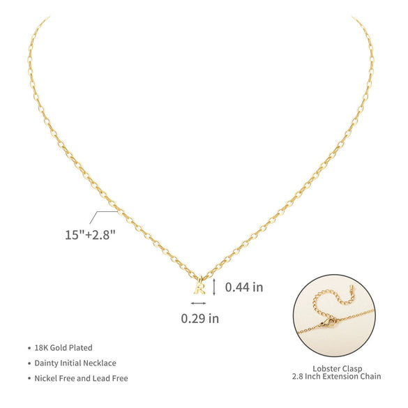 Wholesale Simple Style Stainless Steel Letter Pendant Ochain Necklace With Electroplating