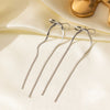 Wholesale Simple Sweet Geometric Bow Tie Design Electroplated Titanium Steel Jewelry Set For Women