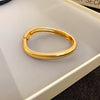 Wholesale Simple Temperament High Sense Light Luxury Niche Cold Wind Alloy Electroplated Bracelet