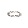 Wholesale Simple Titanium Steel And Stainless Steel Women's Ring With Geometric Design And Pvd Furnace Real Gold Plating