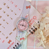 Wholesale Simple Transparent Cartoon Style Plastic And Silicone Watch With Heart Shape For Girls