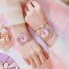 Wholesale Simple Transparent Cartoon Style Plastic And Silicone Watch With Heart Shape For Girls
