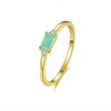 Wholesale Simple Women's S925 Sterling Silver Ring With Geometric Design And Seiko Craftsmanship