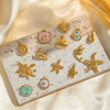Wholesale Small Animal Accessories Pendant Ocean Style High End Cute Elegant Stainless Steel Waterproof With Sea Life Pattern Pvd Vacuum Real Gold Electroplating