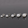 Wholesale Small Fresh Simple Natural Pearl Titanium Steel Geometric Earrings