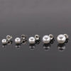 Wholesale Small Fresh Simple Natural Pearl Titanium Steel Geometric Earrings