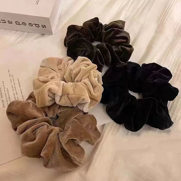 Wholesale Small Jewelry Large Intestine Hair Ring Fabric Knitting High Elasticity Versatile