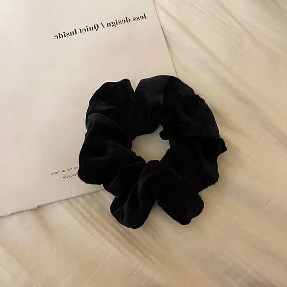 Wholesale Small Jewelry Large Intestine Hair Ring Fabric Knitting High Elasticity Versatile