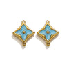 Wholesale Small Jewelry Pendant Stainless Steel Geometric Electroplated Oil Drop Craft Handmade For Necklace And Bracelet