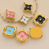 Wholesale Small Jewelry Pendant Stainless Steel Geometric Electroplated Oil Drop Craft Handmade For Necklace And Bracelet