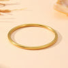 Wholesale Smooth Buckle Bamboo Style Titanium Steel Bracelet With Electroplating