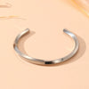 Wholesale Smooth Buckle Bamboo Style Titanium Steel Bracelet With Electroplating