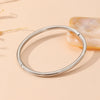 Wholesale Smooth Buckle Bamboo Style Titanium Steel Bracelet With Electroplating