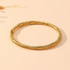 Wholesale Smooth Buckle Bamboo Style Titanium Steel Bracelet With Electroplating
