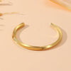 Wholesale Smooth Buckle Bamboo Style Titanium Steel Bracelet With Electroplating