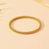 Wholesale Smooth Buckle Bamboo Style Titanium Steel Bracelet With Electroplating
