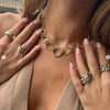 Wholesale Smooth Metal Two Piece Unisex Ring Made Of Stainless Steel With Electroplating Treatment