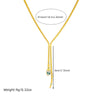 Wholesale Snake Bone Chain Ladies Necklace Stainless Steel Gold Plated Animal Zodiac Style