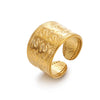 Wholesale Snake Ring Stainless Steel Animal Zodiac Style 18K Gold Plated For Women