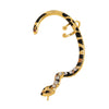 Wholesale Snakeshaped Copper Electroplated Diamondencrusted Ear Cuffs For Women