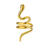 Wholesale Snakeshaped Stainless Steel Ring With Electroplating Geometric And Animal Zodiac Design