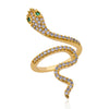 Wholesale Snakeshaped Stainless Steel Ring With Electroplating Geometric And Animal Zodiac Design