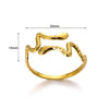 Wholesale Snakeshaped Stainless Steel Ring With Electroplating Geometric And Animal Zodiac Design