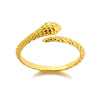 Wholesale Snakeshaped Stainless Steel Ring With Electroplating Geometric And Animal Zodiac Design
