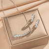 Wholesale Snakeshaped Titanium Steel And Environmentally Friendly Copper Necklace And Earrings Set For Women With Electroplating And Light Luxury Style