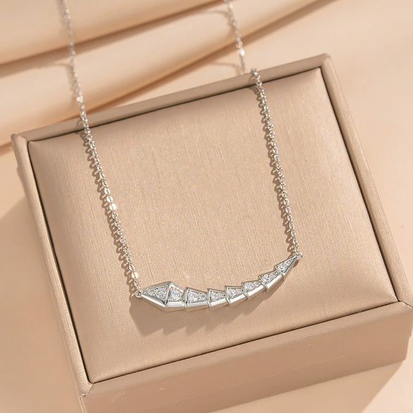 Wholesale Snakeshaped Titanium Steel And Environmentally Friendly Copper Necklace And Earrings Set For Women With Electroplating And Light Luxury Style