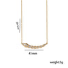 Wholesale Snakeshaped Titanium Steel And Environmentally Friendly Copper Necklace And Earrings Set For Women With Electroplating And Light Luxury Style