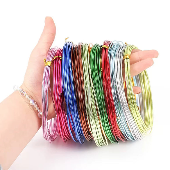 Wholesale Soft Aluminum Wire For Diy Handmade Crafts Color Round Aluminum Wire For Bicycle Ornaments