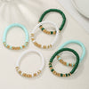 Wholesale Soft Clay Bracelet Set Geometric Polymer Ccb Handmade Unisex Friendship Couple Bracelet