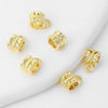 Wholesale Spacer Beads Alloy 18K Goldfilled Hollow Flower Shaped Electroplating Minimalist Diy Pendant