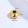 Wholesale Spacer Beads Silver Retro Hammer Pattern Square Oval Eggshaped For Diy Bracelet Necklace Electroplating