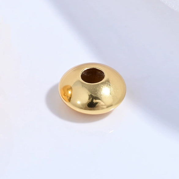 Wholesale Spacer Beads Silver Retro Hammer Pattern Square Oval Eggshaped For Diy Bracelet Necklace Electroplating
