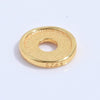 Wholesale Spacer Silver Round Coiled Handmade Diy Bracelet Necklace With Electroplating S925 Sterling Silver