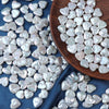 Wholesale Special Shaped Loose Freshwater Pearl Beads Love Pattern Bare Stone Style With Half Hole Punch