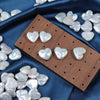 Wholesale Special Shaped Loose Freshwater Pearl Beads Love Pattern Bare Stone Style With Half Hole Punch