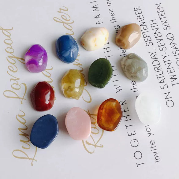 Wholesale Specialshaped Mobile Phone Case Accessories And Earrings Hairpin Accessories In Plastic And Resin With Water Ripple Smudged Design