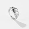 Wholesale Spiral Ring With Joker Design In Copper Fashion Ol Style Electroplated With Platinum Or 18K Gold