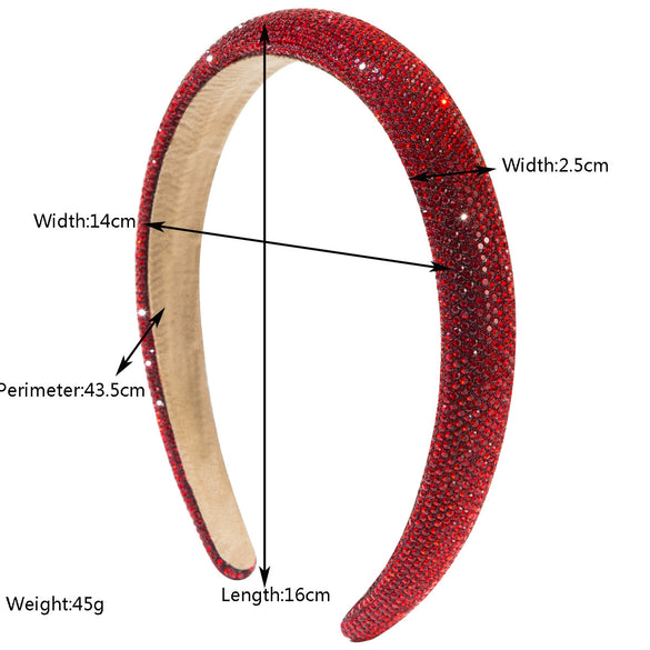Wholesale Sponge Geometric Diamond Hair Band For Women