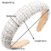 Wholesale Sponge Hair Hoop Set With Diamonds For Women