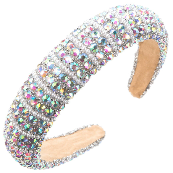 Wholesale Sponge Hair Hoop Set With Diamonds For Women