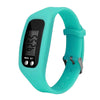 Wholesale Sports Watch Silicone Strap Plastic Case And Mirror Rectangular Dial Multi Function Pedometer Led Display