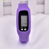 Wholesale Sports Watch Silicone Strap Plastic Case And Mirror Rectangular Dial Multi Function Pedometer Led Display