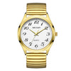 Wholesale Spring Watch Elastic Band Strong Luminous Couple Watch Alloy Case Round Dial Leisure Style