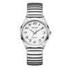 Wholesale Spring Watch Elastic Band Strong Luminous Couple Watch Alloy Case Round Dial Leisure Style
