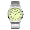 Wholesale Spring Watch Elastic Band Strong Luminous Couple Watch Alloy Case Round Dial Leisure Style