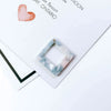Wholesale Square Acrylic And Resin Earrings Pendant Jewelry Accessories With Dripping Glue Treatment